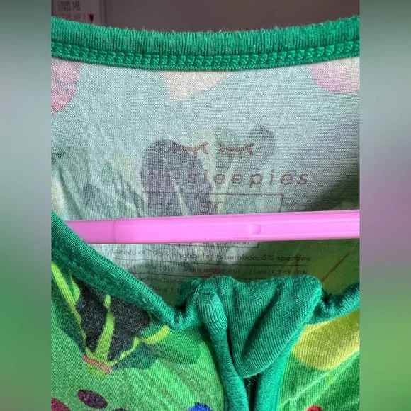 Little Sleepies Once Upon A Farm Collab Zippy Pajamas Size 3T - Picture 2 of 8